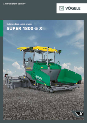 Track-asfalteermachines Vögele SUPER 1800-5 X