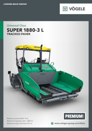 Track-asfalteermachines Vögele SUPER 1880-3 L