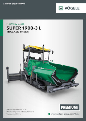 Track-asfalteermachines Vögele SUPER 1900-3 L