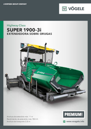 Track-asfalteermachines Vögele Super 1900-3i
