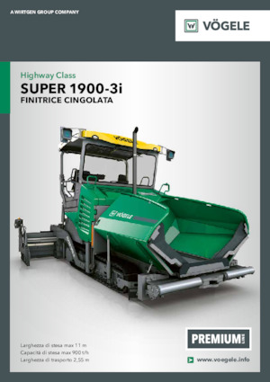 Track-asfalteermachines Vögele Super 1900-3i