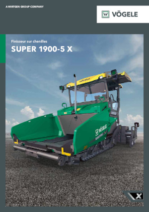 Track-asfalteermachines Vögele SUPER 1900-5 X