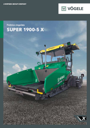Track-asfalteermachines Vögele SUPER 1900-5 X