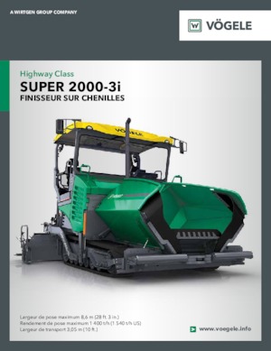 Track-asfalteermachines Vögele Super 2000-3i