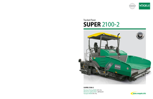 Track-asfalteermachines Vögele Super 2100-2