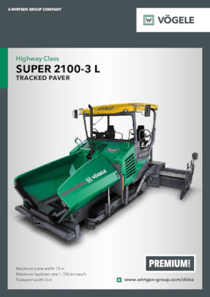Track-asfalteermachines Vögele SUPER 2100-3 L