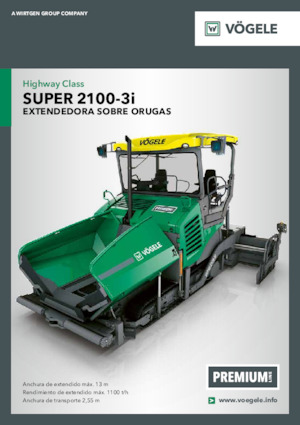 Track-asfalteermachines Vögele Super 2100-3i