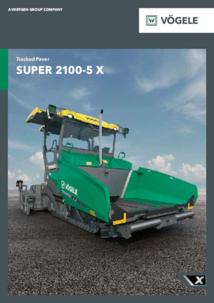 Track-asfalteermachines Vögele SUPER 2100-5 X