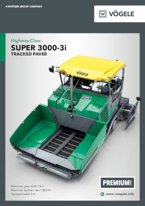 Track-asfalteermachines Vögele Super 3000-3i