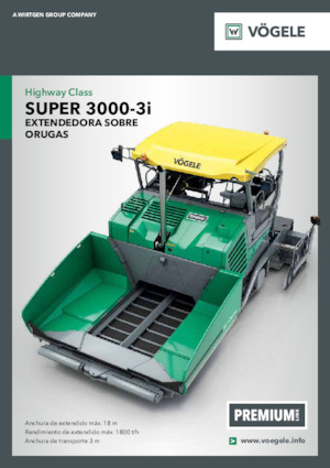 Track-asfalteermachines Vögele Super 3000-3i
