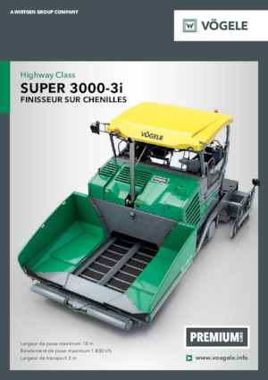 Track-asfalteermachines Vögele Super 3000-3i