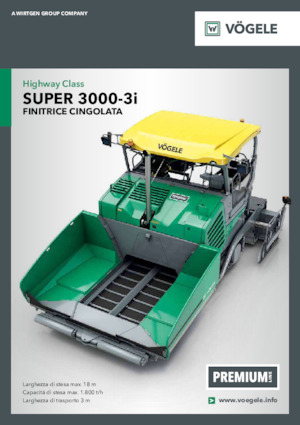 Track-asfalteermachines Vögele Super 3000-3i