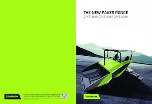 Track-asfalteermachines Zoomlion ZPS1280