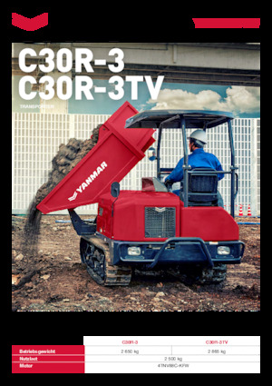 Rupsdumpers Yanmar C30R-3 