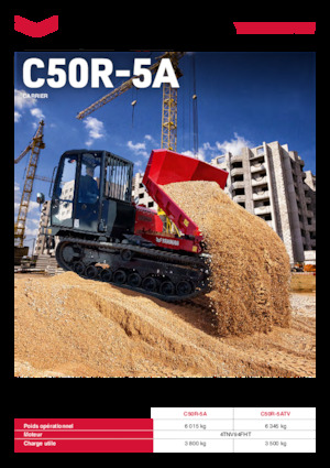 Rupsdumpers Yanmar C50R-5A  