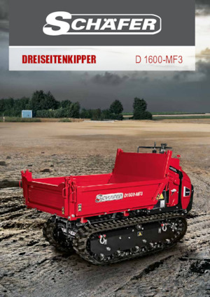 Rupsdumpers SCHÄFER D 1600-MF3