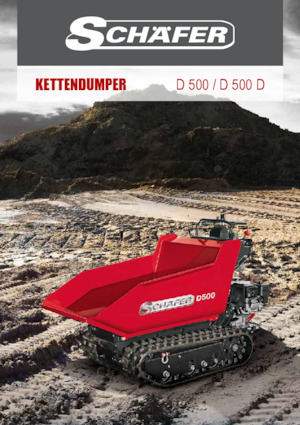 Rupsdumpers SCHÄFER D 500  