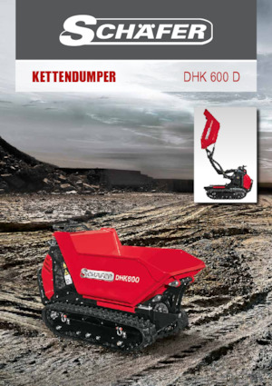 Rupsdumpers SCHÄFER DHK 600 D