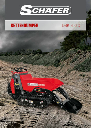 Rupsdumpers SCHÄFER DSK 800 D