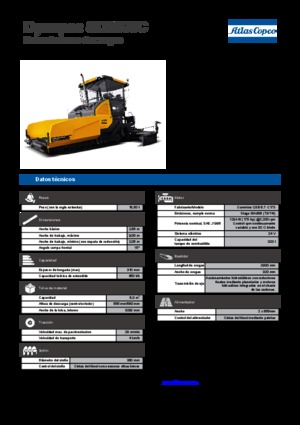 Track-asfalteermachines Dynapac SD 2500 C