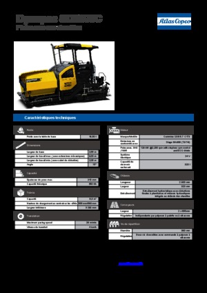 Track-asfalteermachines Dynapac SD 2500 C