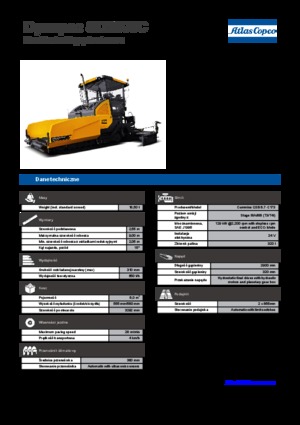 Track-asfalteermachines Dynapac SD 2500 C