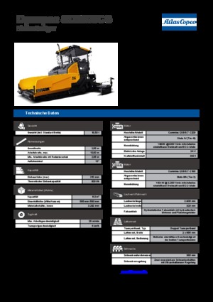 Track-asfalteermachines Dynapac SD 2500 CS