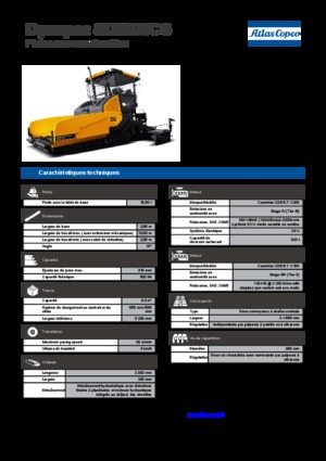 Track-asfalteermachines Dynapac SD 2500 CS
