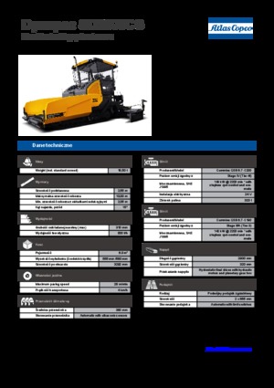 Track-asfalteermachines Dynapac SD 2500 CS