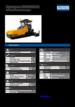 Track-asfalteermachines Dynapac SD 2550 CS