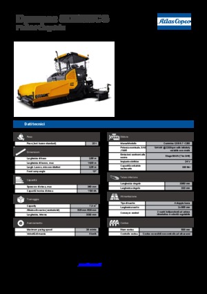 Track-asfalteermachines Dynapac SD 2550 CS
