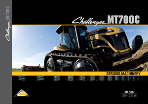 Tractors met rubberwielen Challenger MT755 C