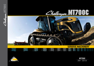 Tractors met rubberwielen Challenger MT755 C