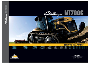 Tractors met rubberwielen Challenger MT755 C