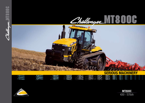 Tractors met rubberwielen Challenger MT865 C