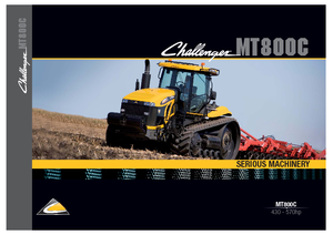Tractors met rubberwielen Challenger MT865 C
