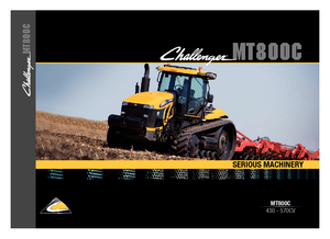 Tractors met rubberwielen Challenger MT865 C
