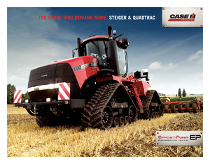 Tractors met rubberwielen Case IH Quadtrac 450 EP