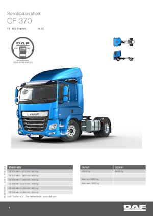 Trekkers DAF CF 370 FT SLEEPER CAB