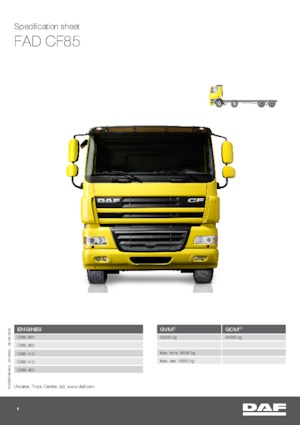 Bakwagen DAF CF 85.360 FAD