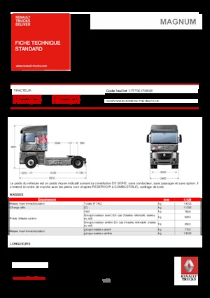 Trekkers Renault MAGNUM 520.19 4X2 T E5 - ROUTE 66