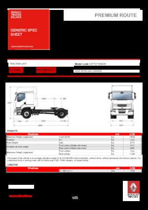 Trekkers Renault PREMIUM 430.18 4X2 LD TGV950