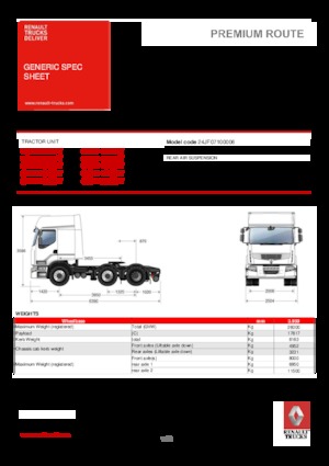 Trekkers Renault PREMIUM 430.25 6X2 LD TML