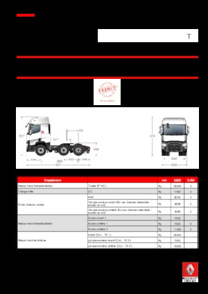 Trekkers Renault T 380 T6x2 PUSHER E6