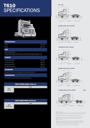 Trekkers Kenworth T610 Day Cab MX 15 6x4