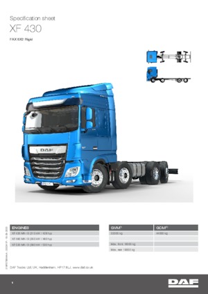 Bakwagen DAF XF 430 FAX