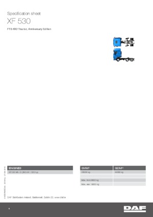 Trekkers DAF XF 530 FTG , Anniversary Edition SSC