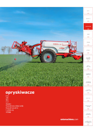 Getrokken veldspuiten Unia Plus 2018