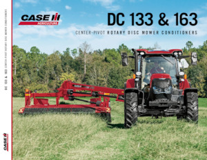 Getrokken maaierschijf met kneuzer Case IH DC133