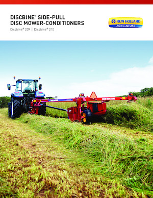 Getrokken maaierschijf met kneuzer New Holland Discbine 210